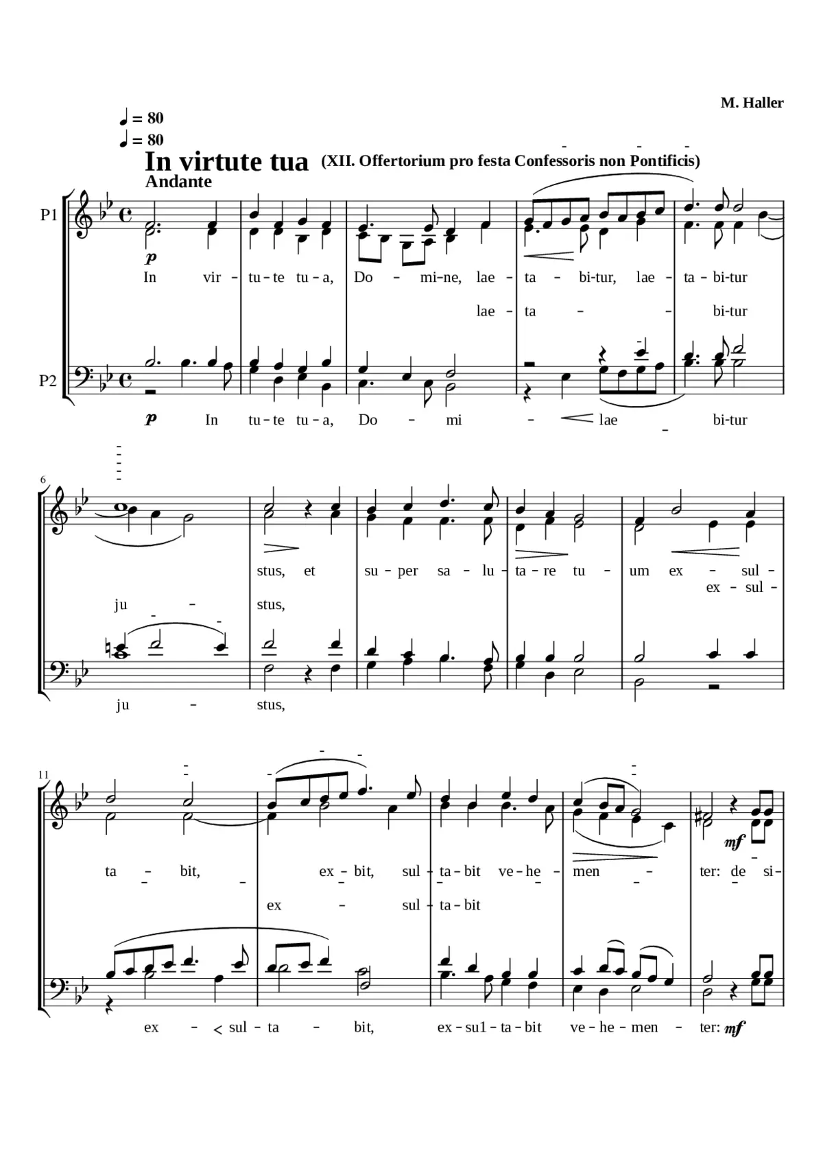 In virtute tua - Page 1