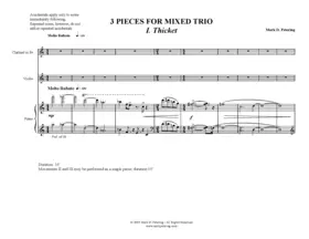 3 Pieces for Mixed Trio