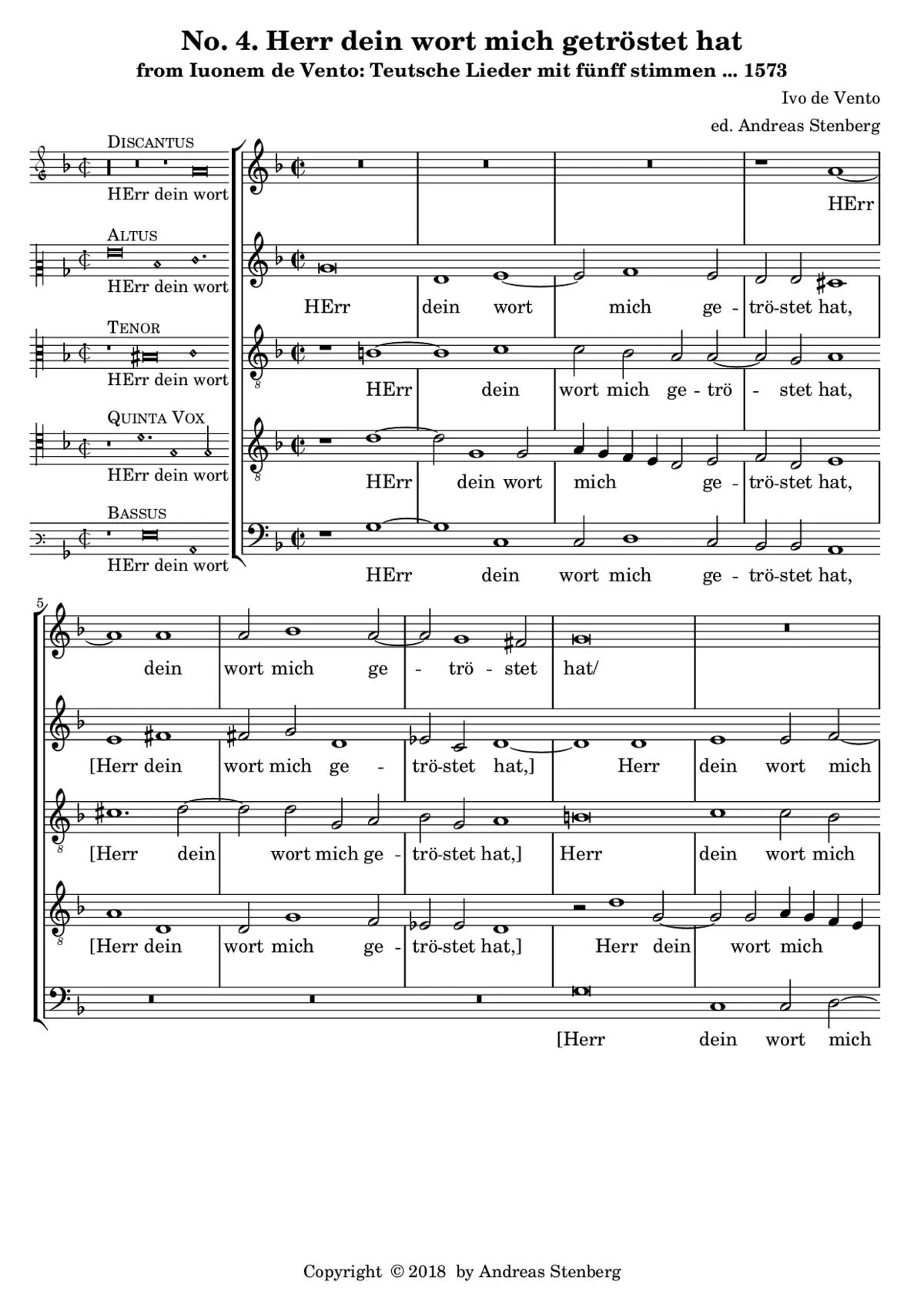 Herr dein wort - Page 1
