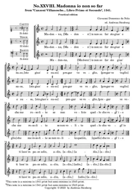 Madonna io non so far