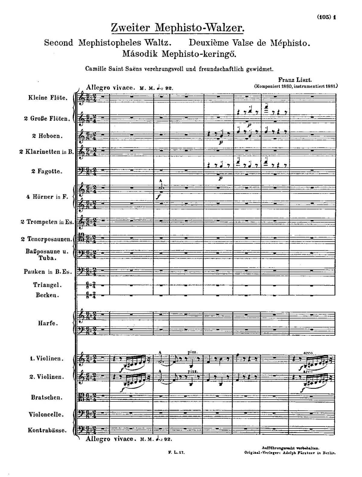 Mephisto Waltz No.2 - Page 1