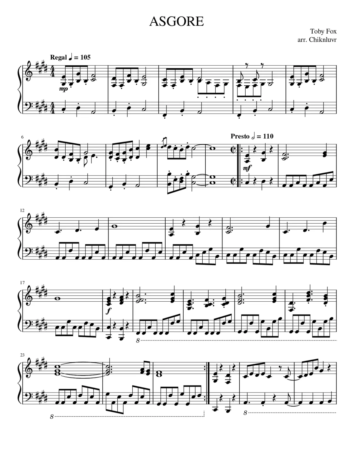 Bergentrückung/Asgore - Page 1