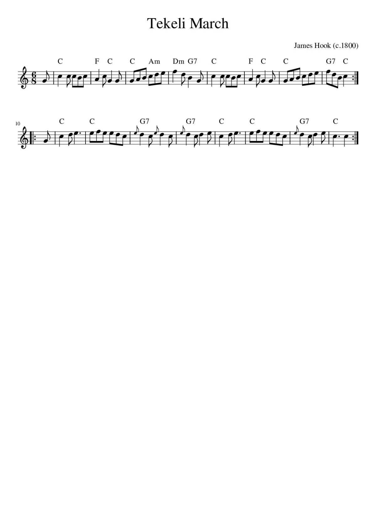 Tekeli March - Page 1