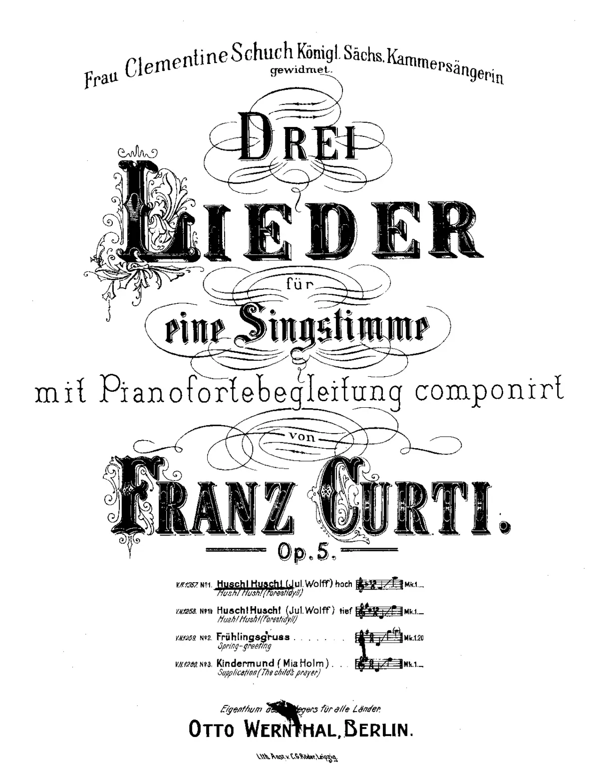 3 Lieder - Page 1