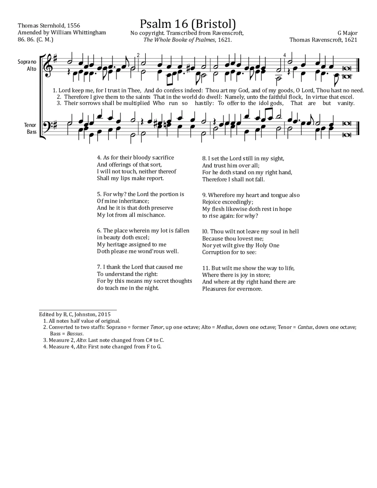 Lord, keep me, for I trust in Thee - Page 1