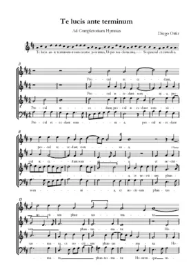 Te lucis ante terminum