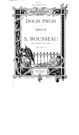 Douze Pièces pour orgue