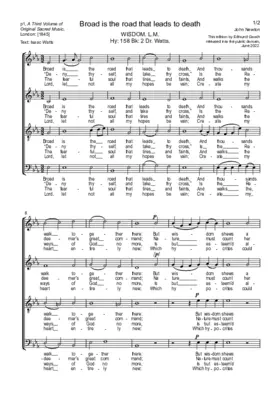 Broad is the road that leads to death