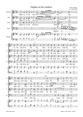 Daphne on the rainbow riding