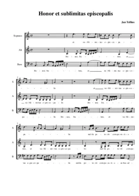 Honor et sublimitas episcopalis