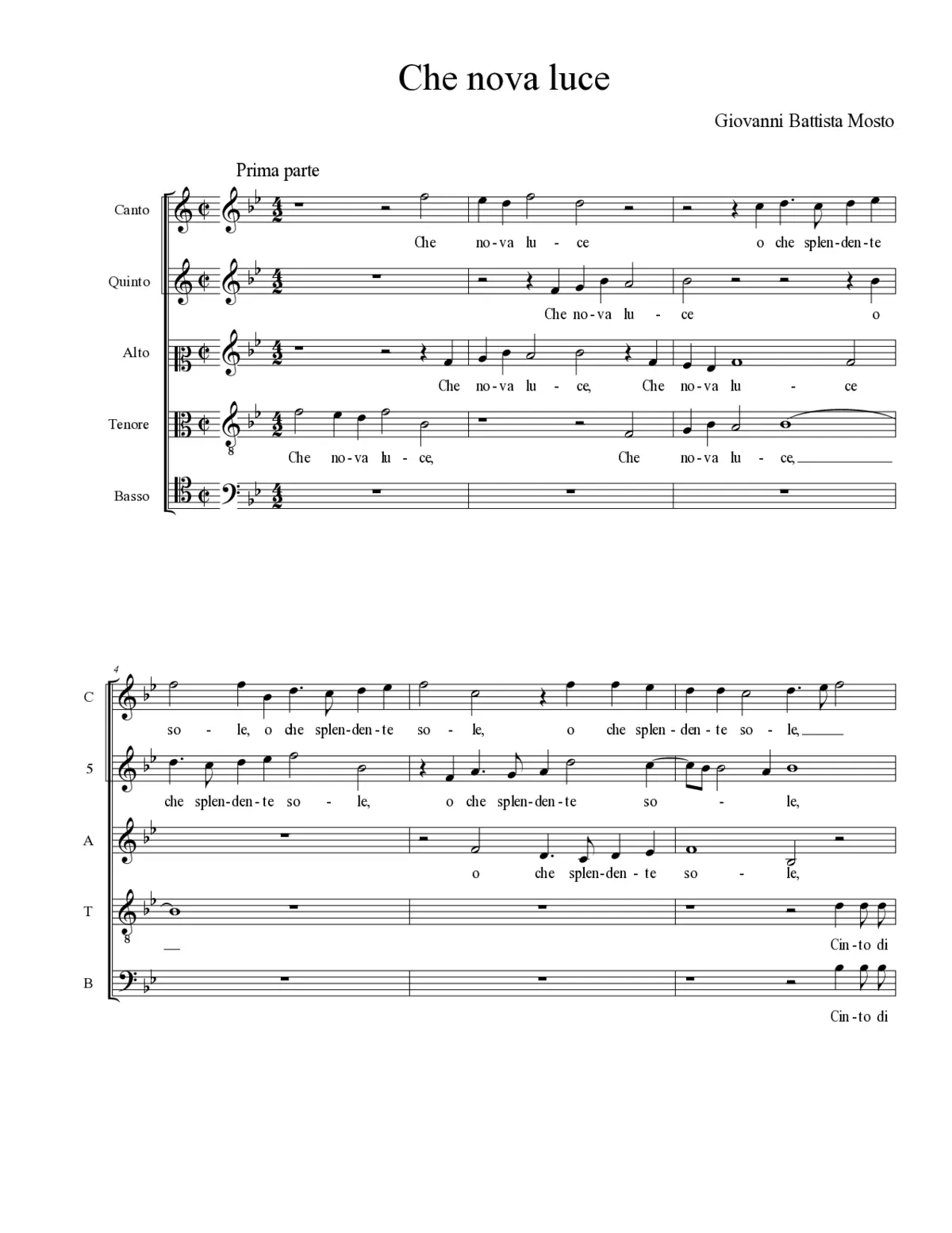 Che nova luce - Page 1