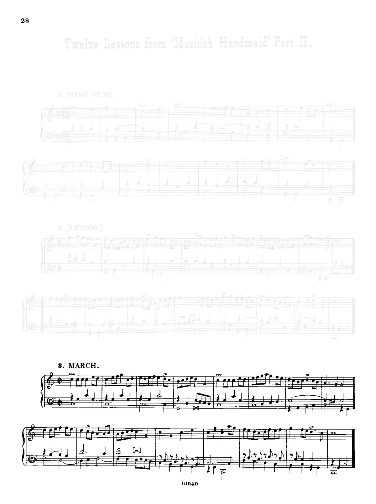 March in C major - Page 1