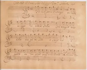 Già che al partir t'astringe