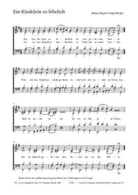 Ein Kindelein so löbelich
