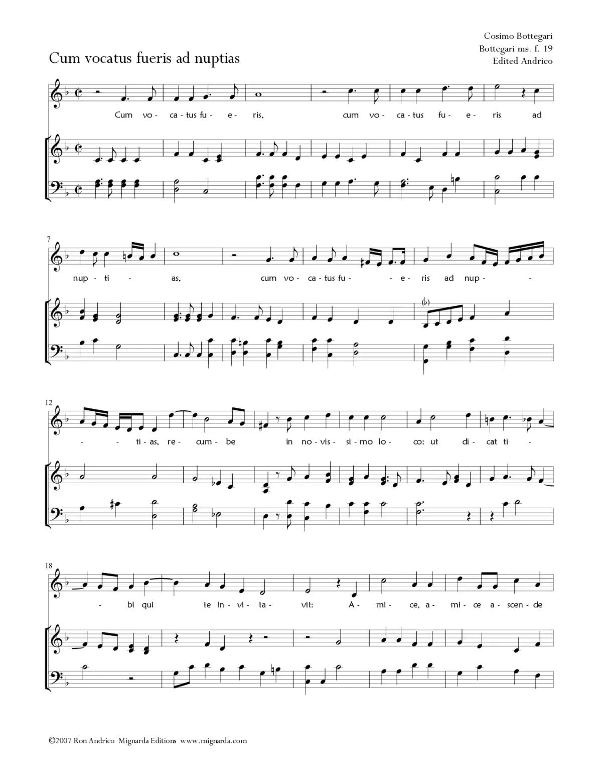 Cum vocatus fueris ad nuptias - Page 1