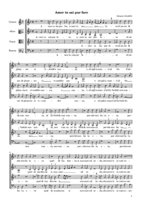 Amor tu sai pur fare