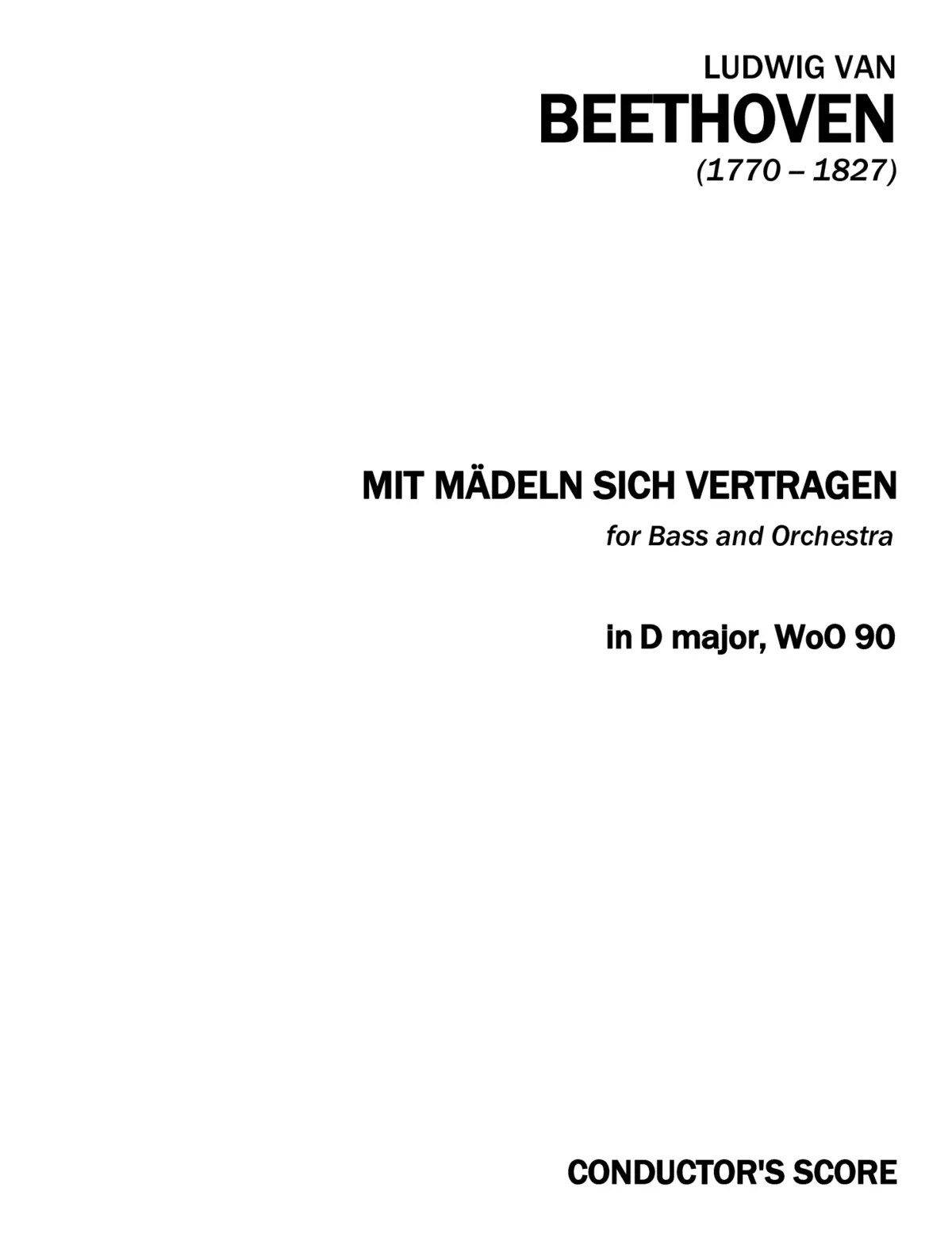 Mit Mädeln sich vertragen - Page 1