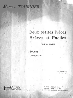 2 Petites pièces brèves et faciles