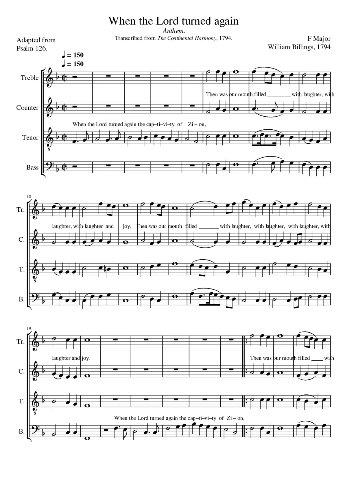 When the Lord turned again - Page 1