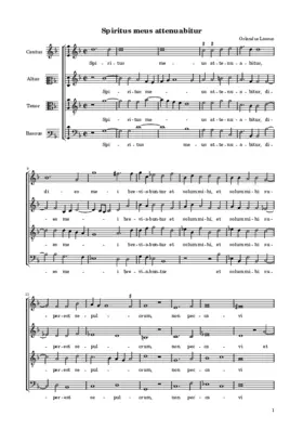 Spiritus meus attenuabitur (1565)