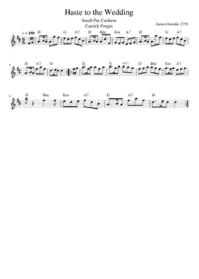 Haste to the Wedding