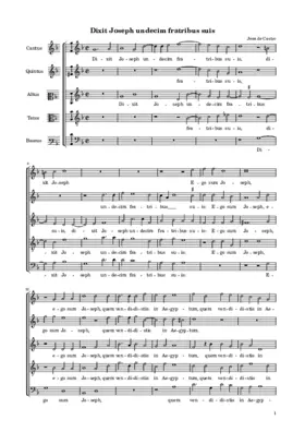 Dixit Joseph undecim fratribus suis