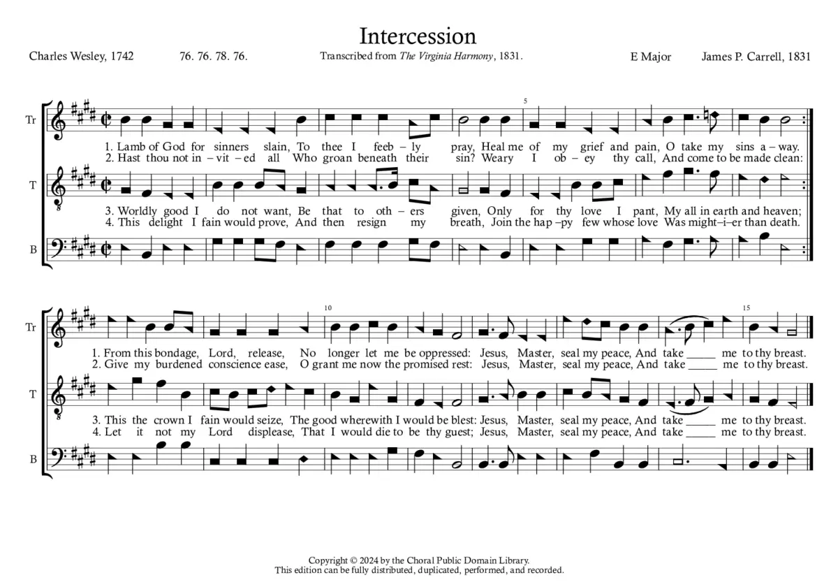 Intercession - Page 1