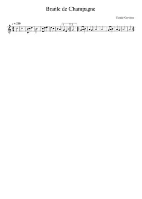 Branle de Champagne