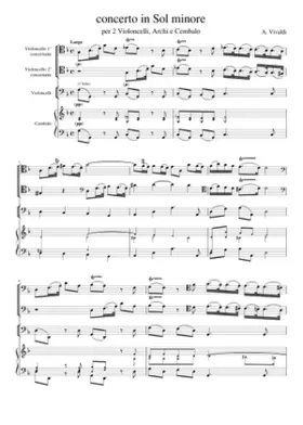 Concerto for 2 Cellos in G minor RV 531