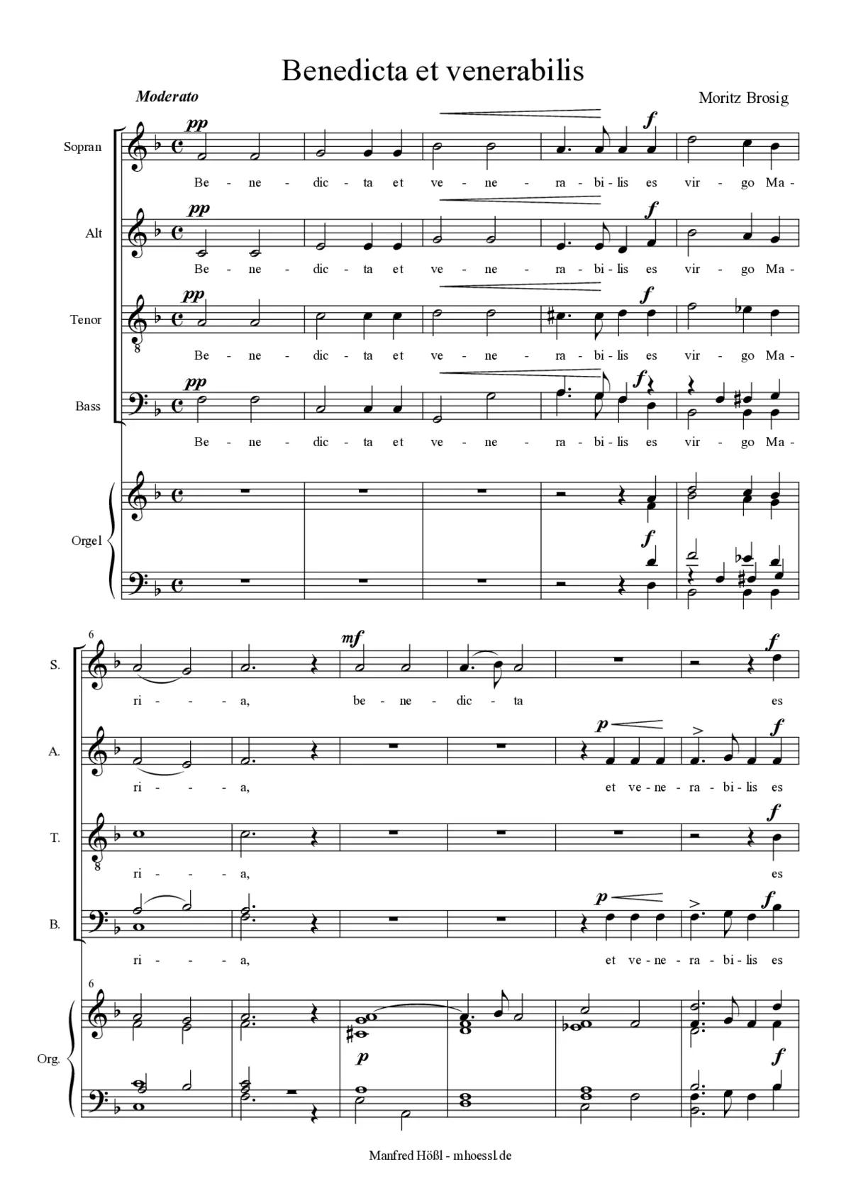Benedicta et venerabilis - Page 1