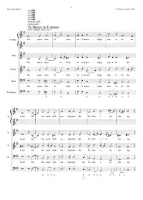 Te Deum in E minor