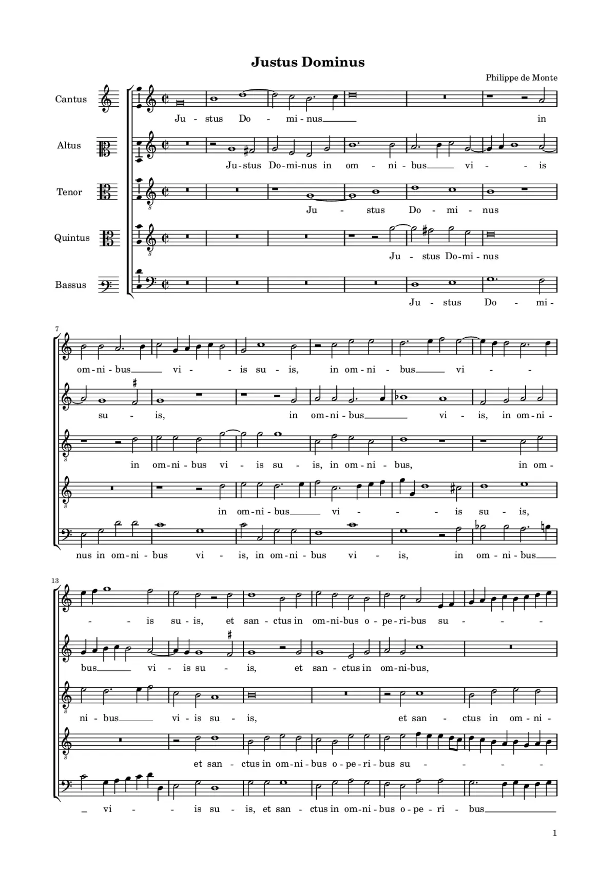 Justus Dominus - Page 1
