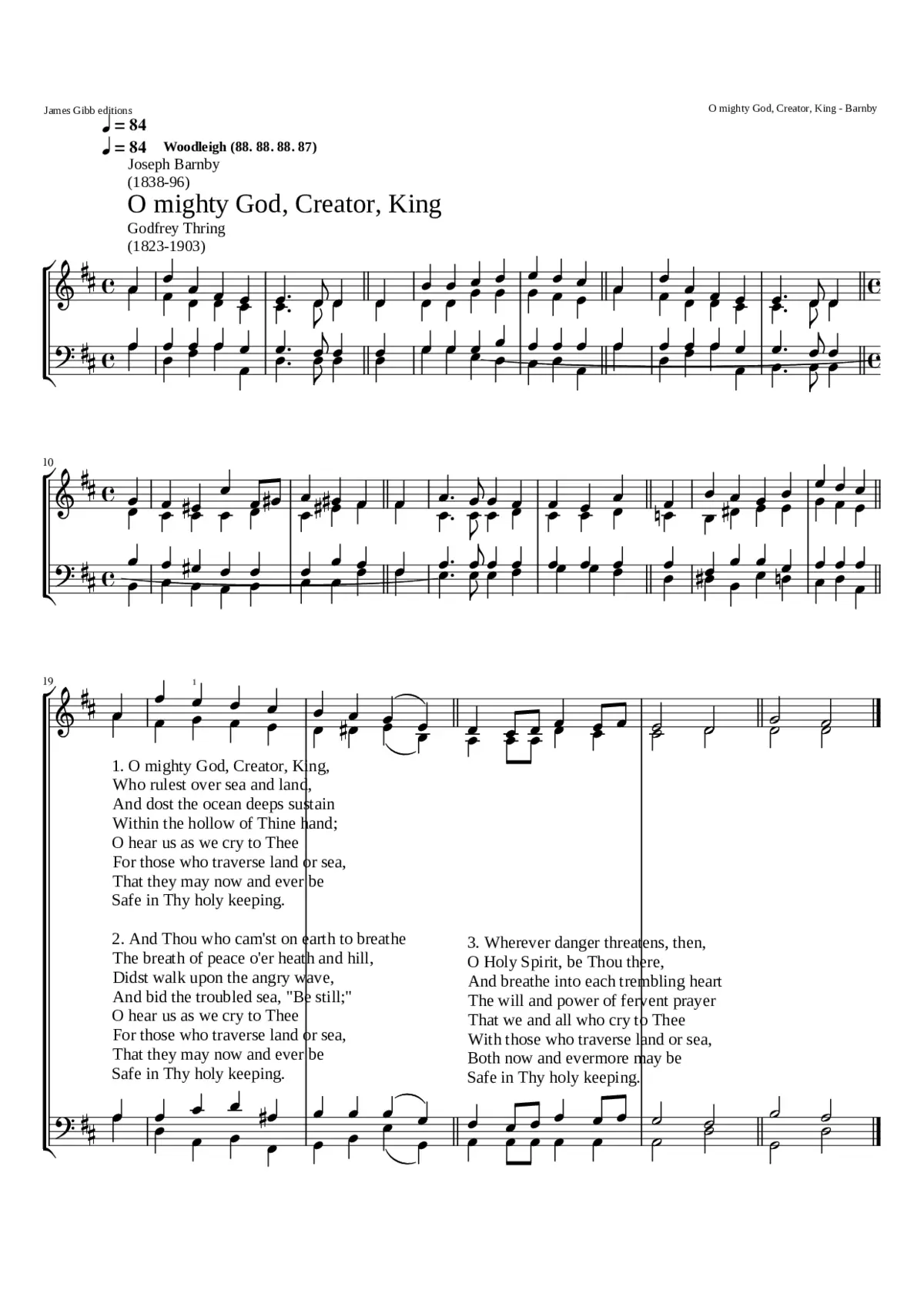 O mighty god creator king - Page 1