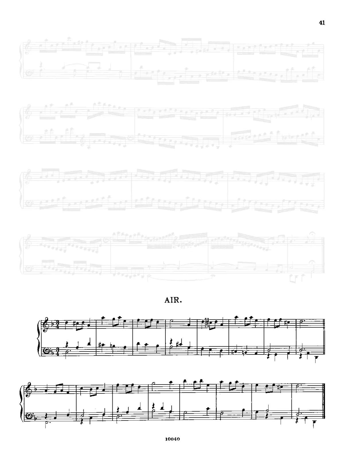 Air in D minor - Page 1