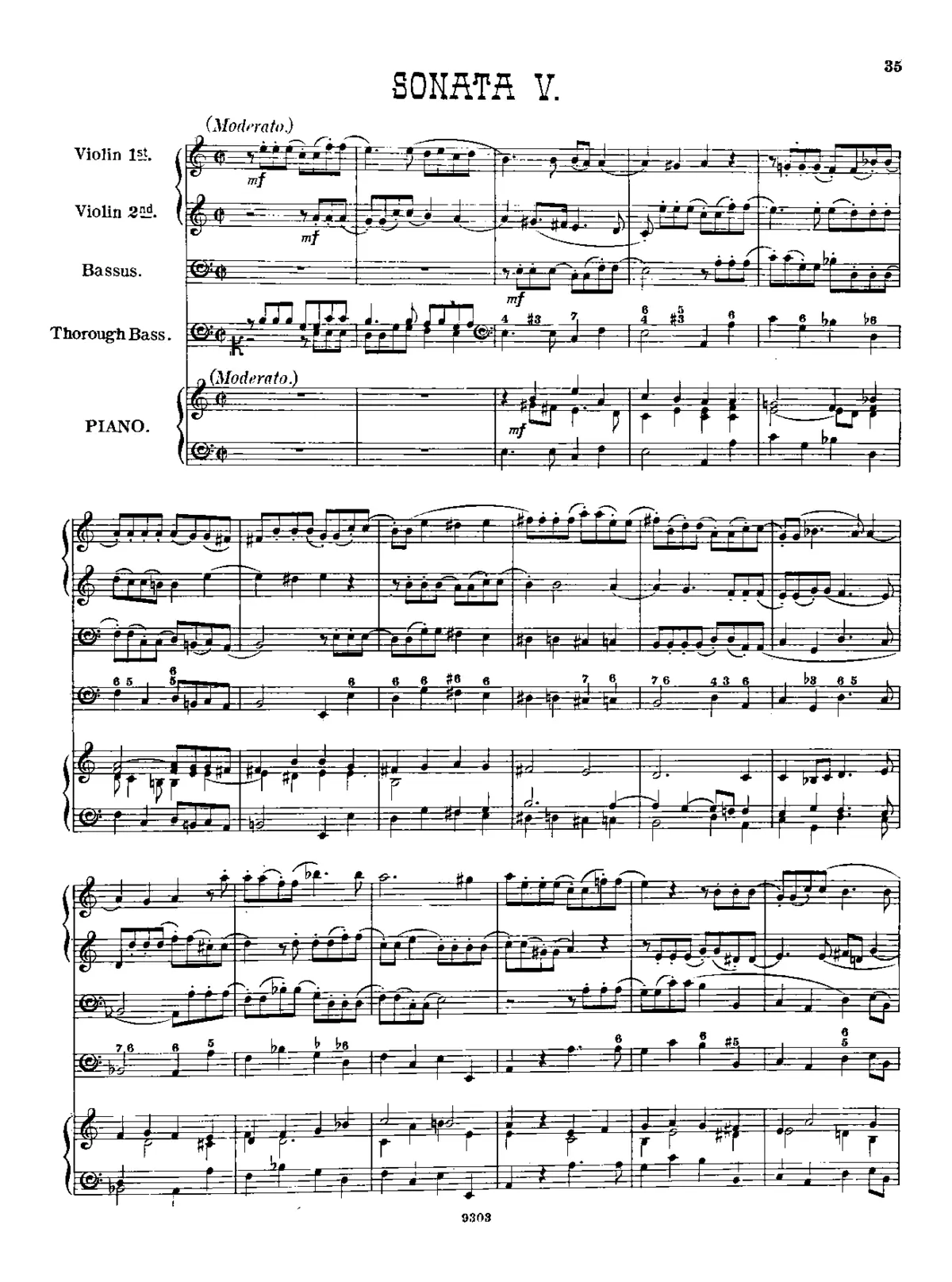 Trio Sonatain A minor - Page 1