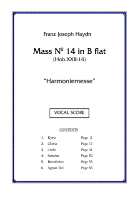 Harmoniemesse (Mass no. 14 in Bb Major)