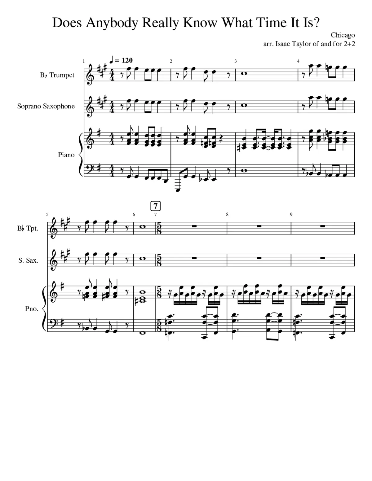 does anybody really know what time it is - Page 1