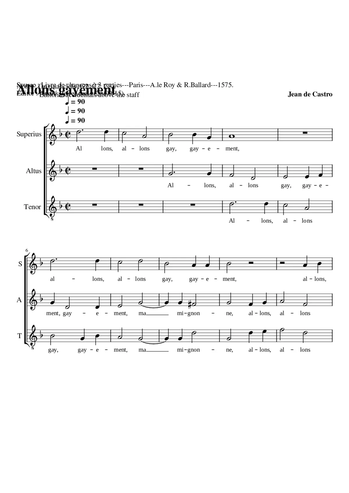 Allons gayment - Page 1