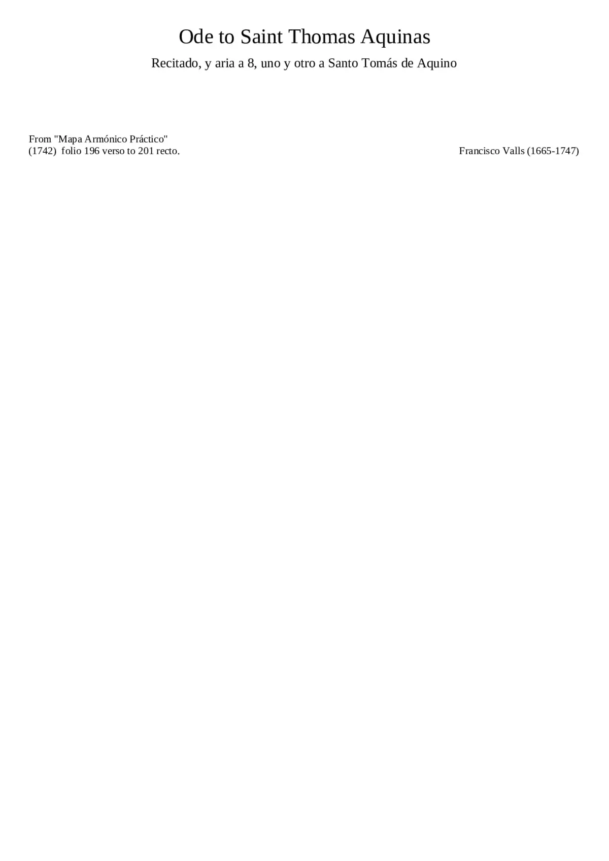 Ode to Saint Thomas Aquinas - Page 1