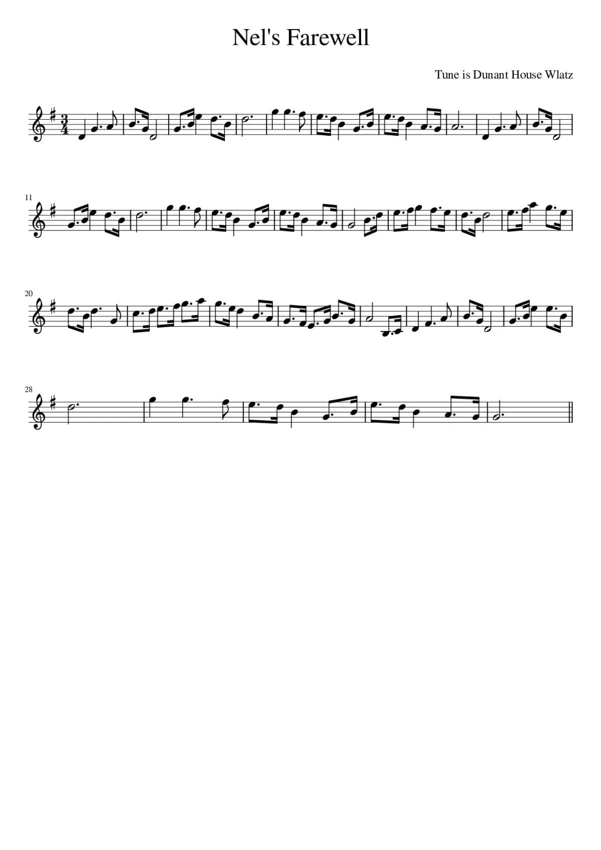 Nel's Farewell - Page 1