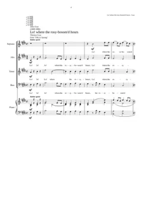 Lo! where the rosy-bosom'd hours