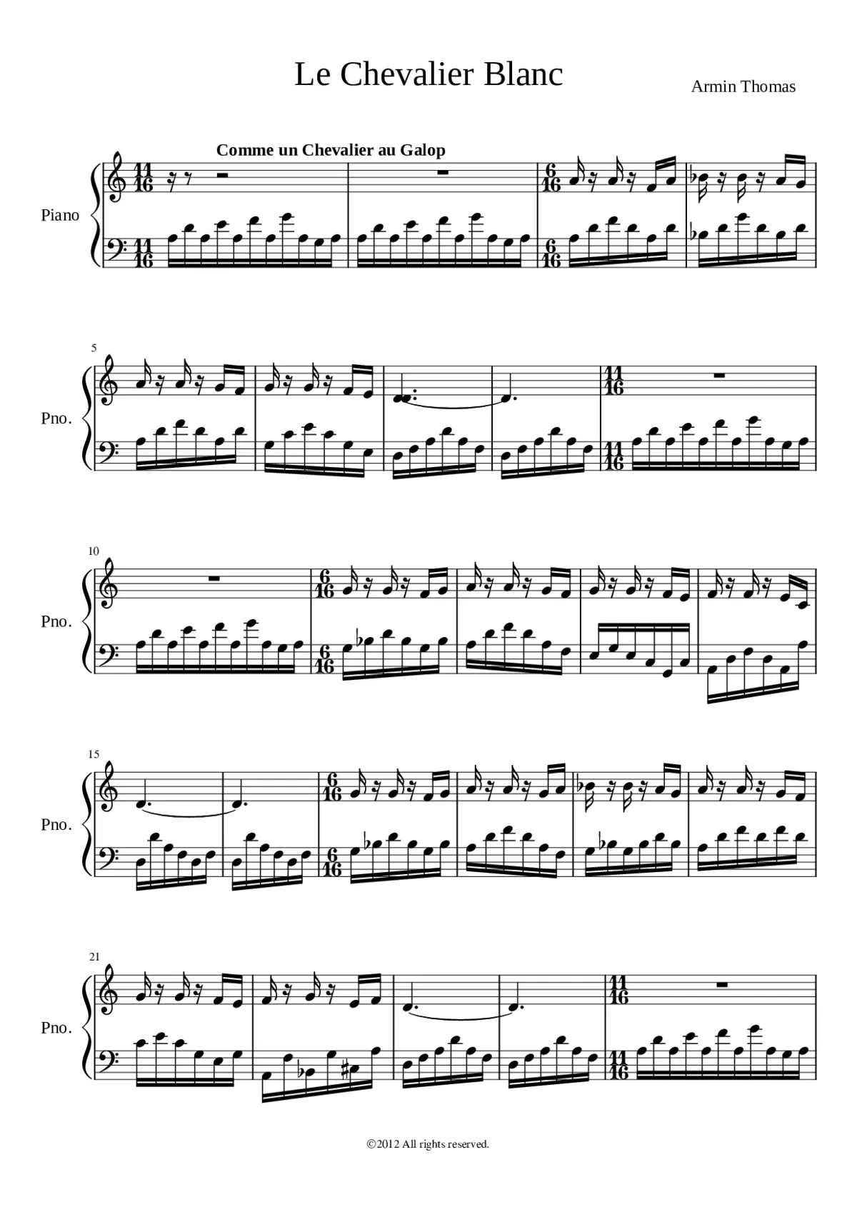 Galoppierenden Pferd - Page 1