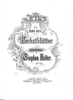 Herbstblätter, Op.109
