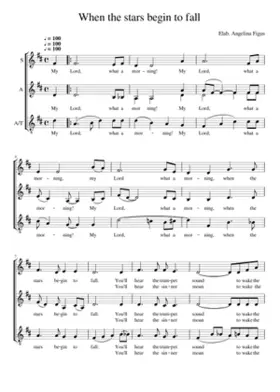 When the stars begin to fall