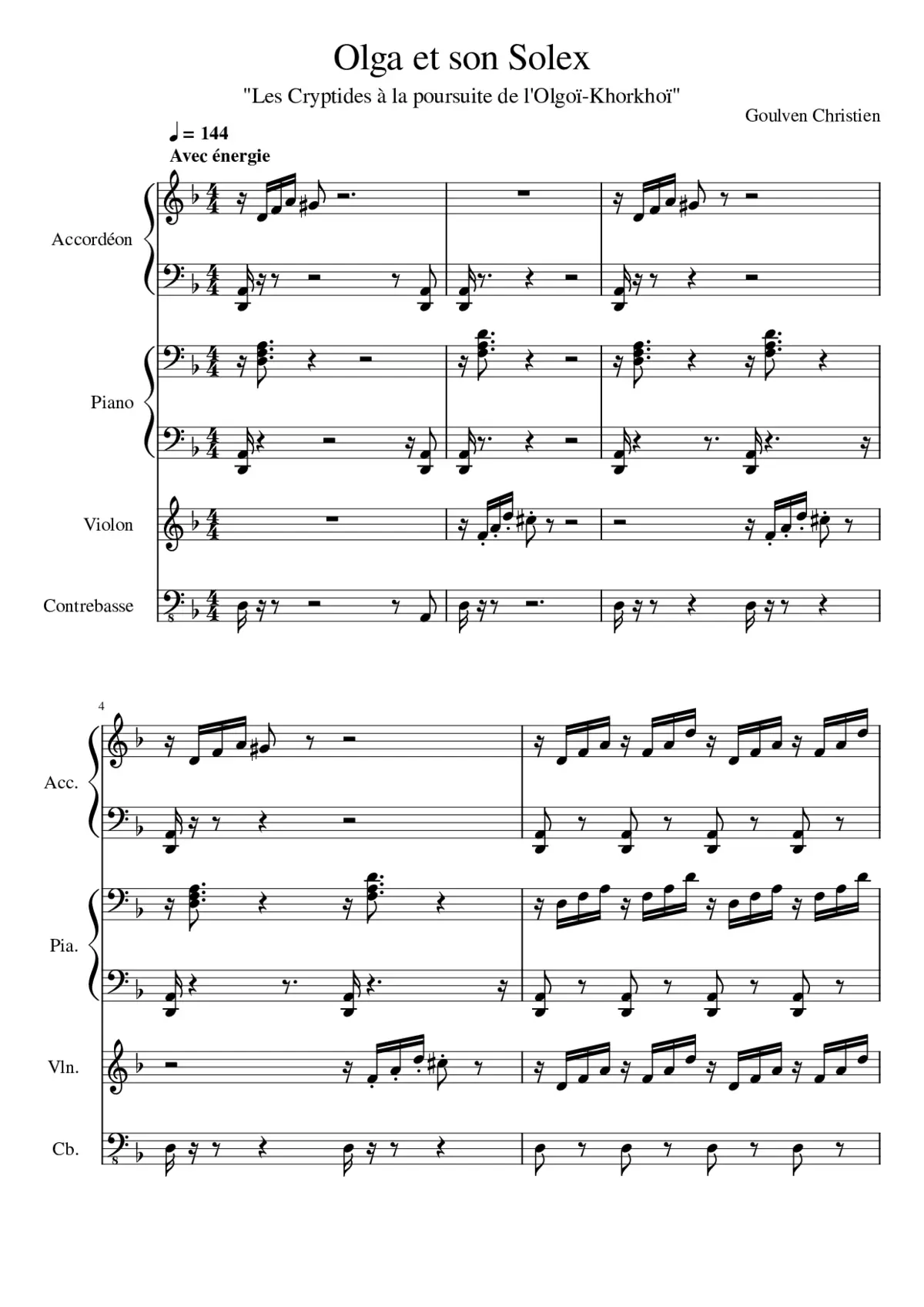 Olga et son Solex - Page 1