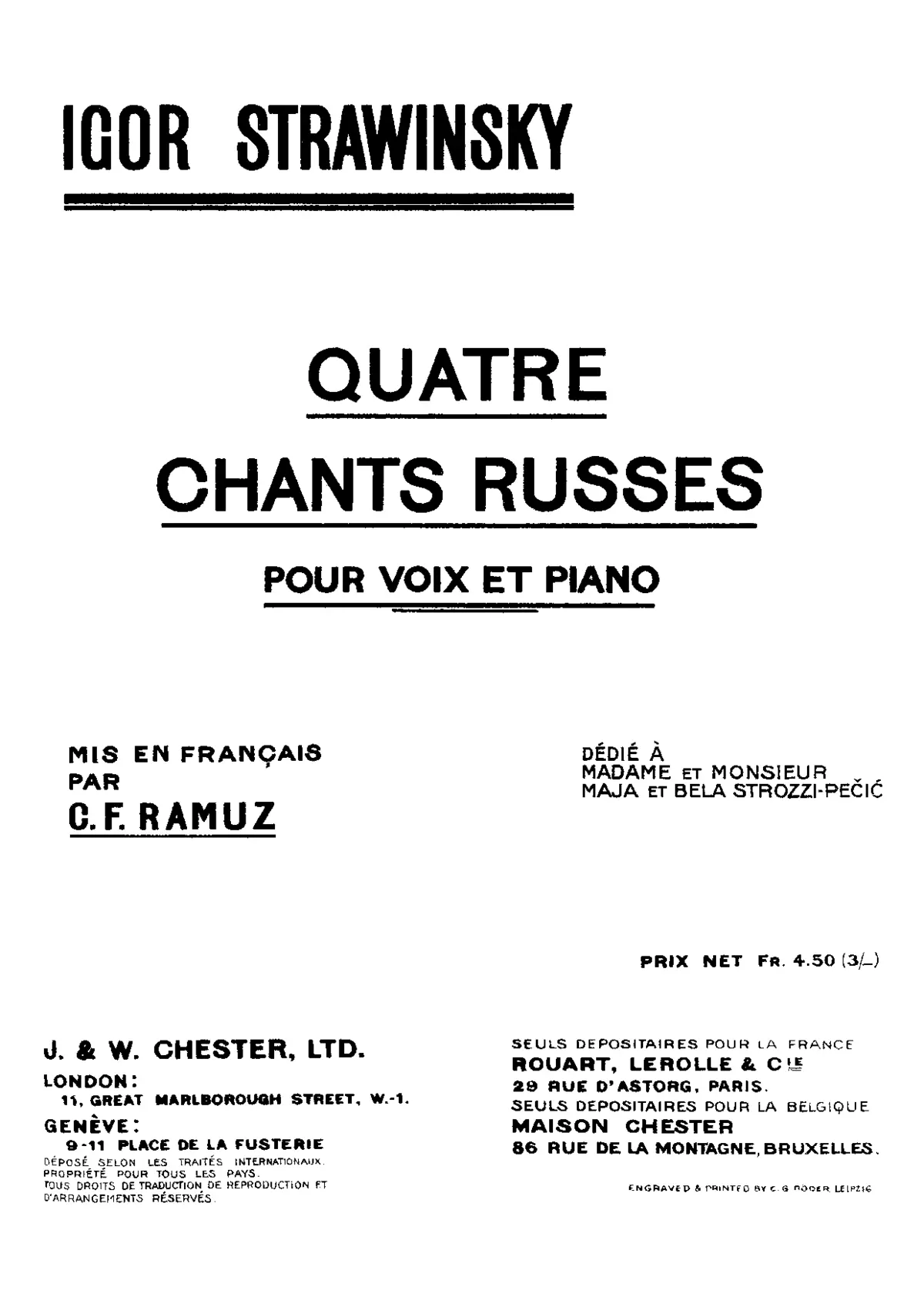 4 Russian Songs - Page 1