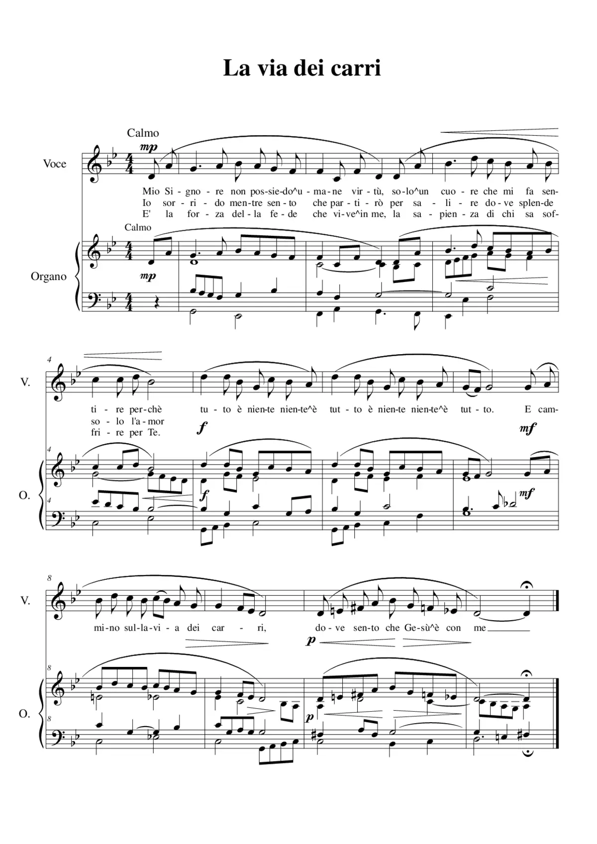 La via dei carri - Page 1