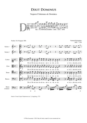 Dixit Dominus, Op. II, No. 2