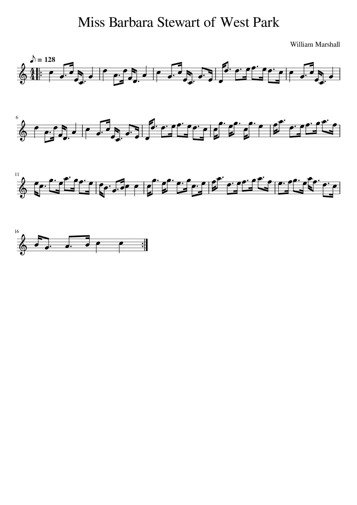 Miss Barbara Stewart of West Park - Page 1