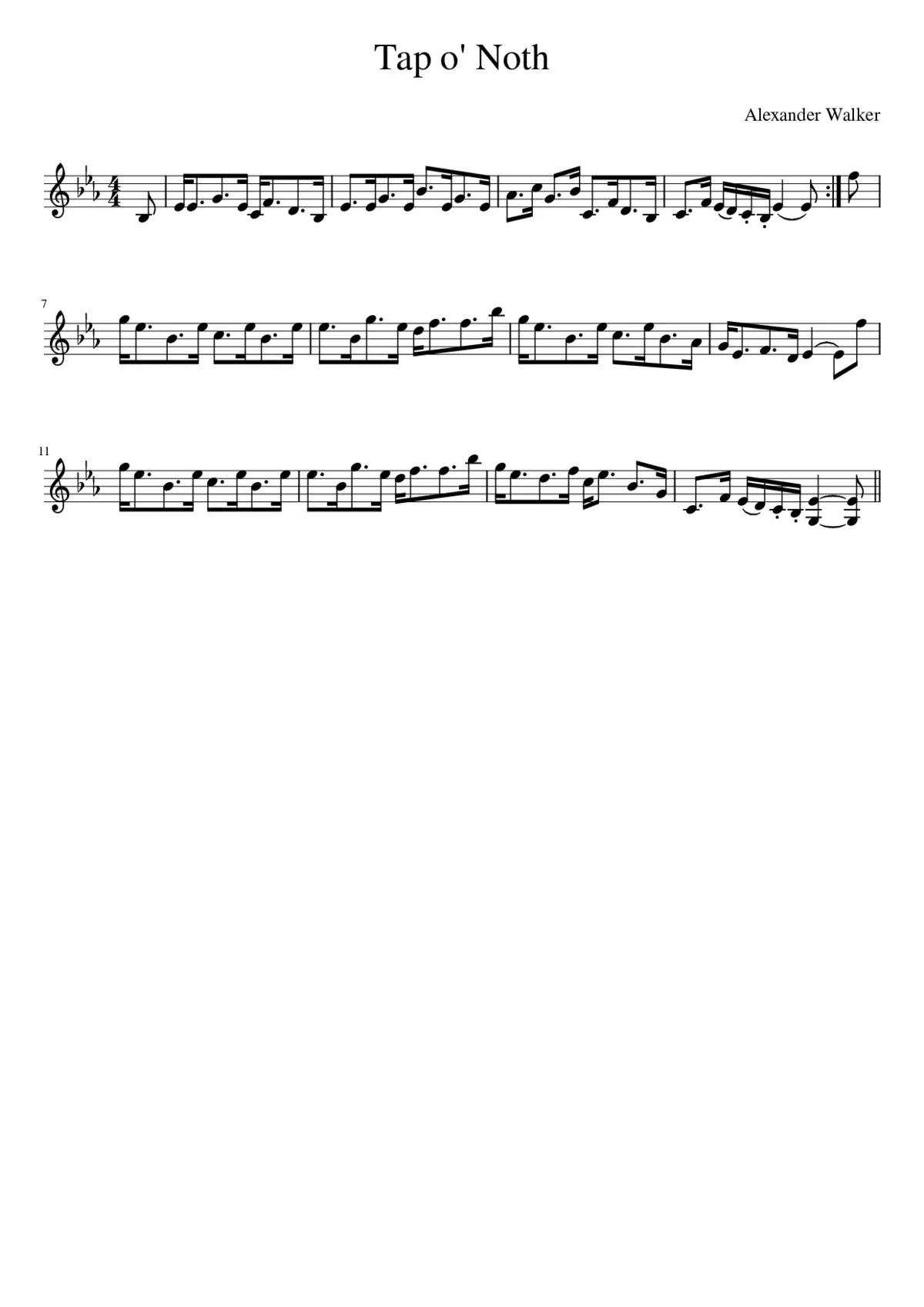 Tap o' Noth - Page 1